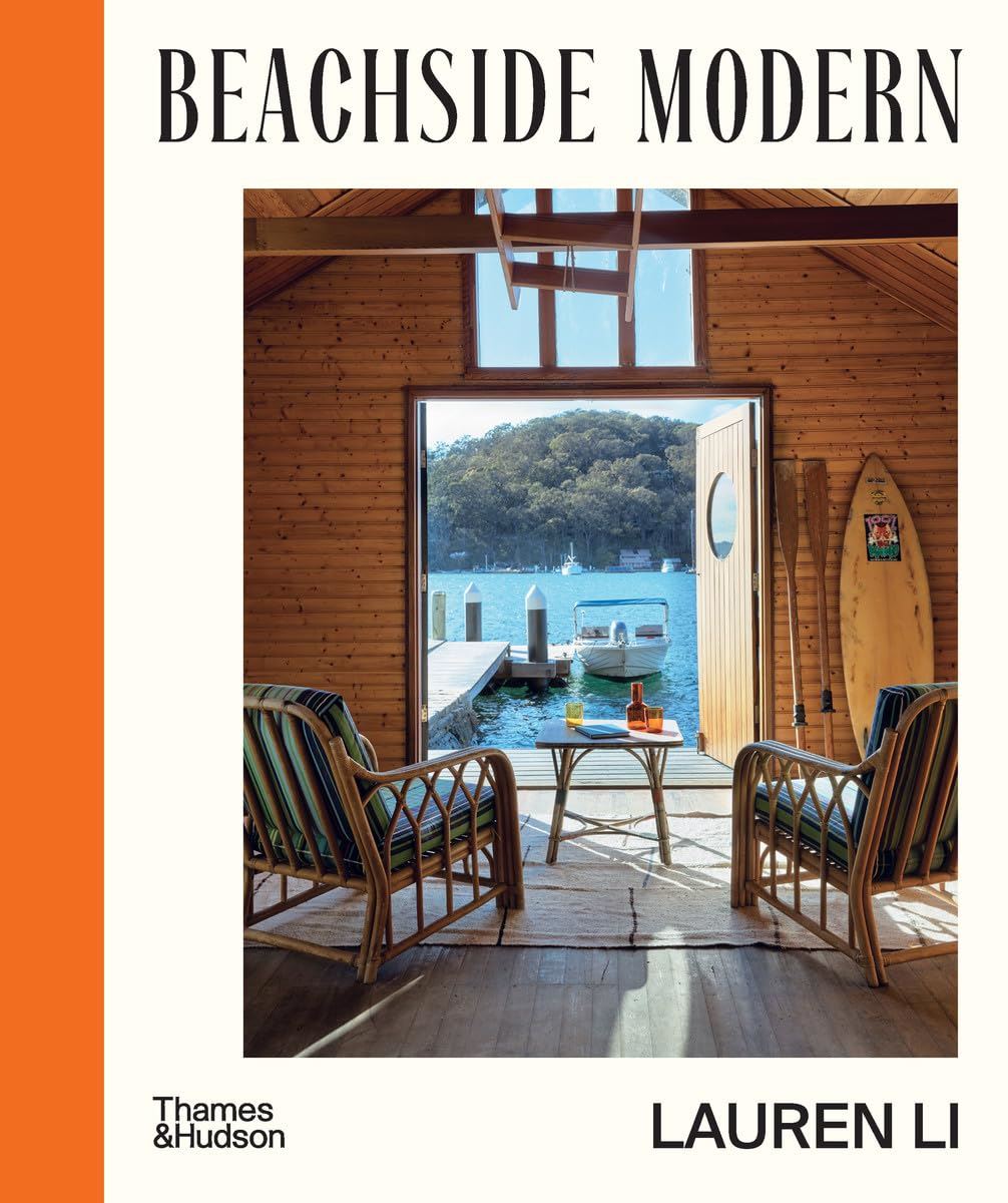 Beachside modern book- an interior design book based on living by the beach. 