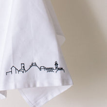 Load image into Gallery viewer, Stripe &amp; Embroidered Skyline Teatowel Set
