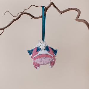 Crab Christmas decoration