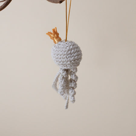 Cream Christmas Jellyfish Decoration