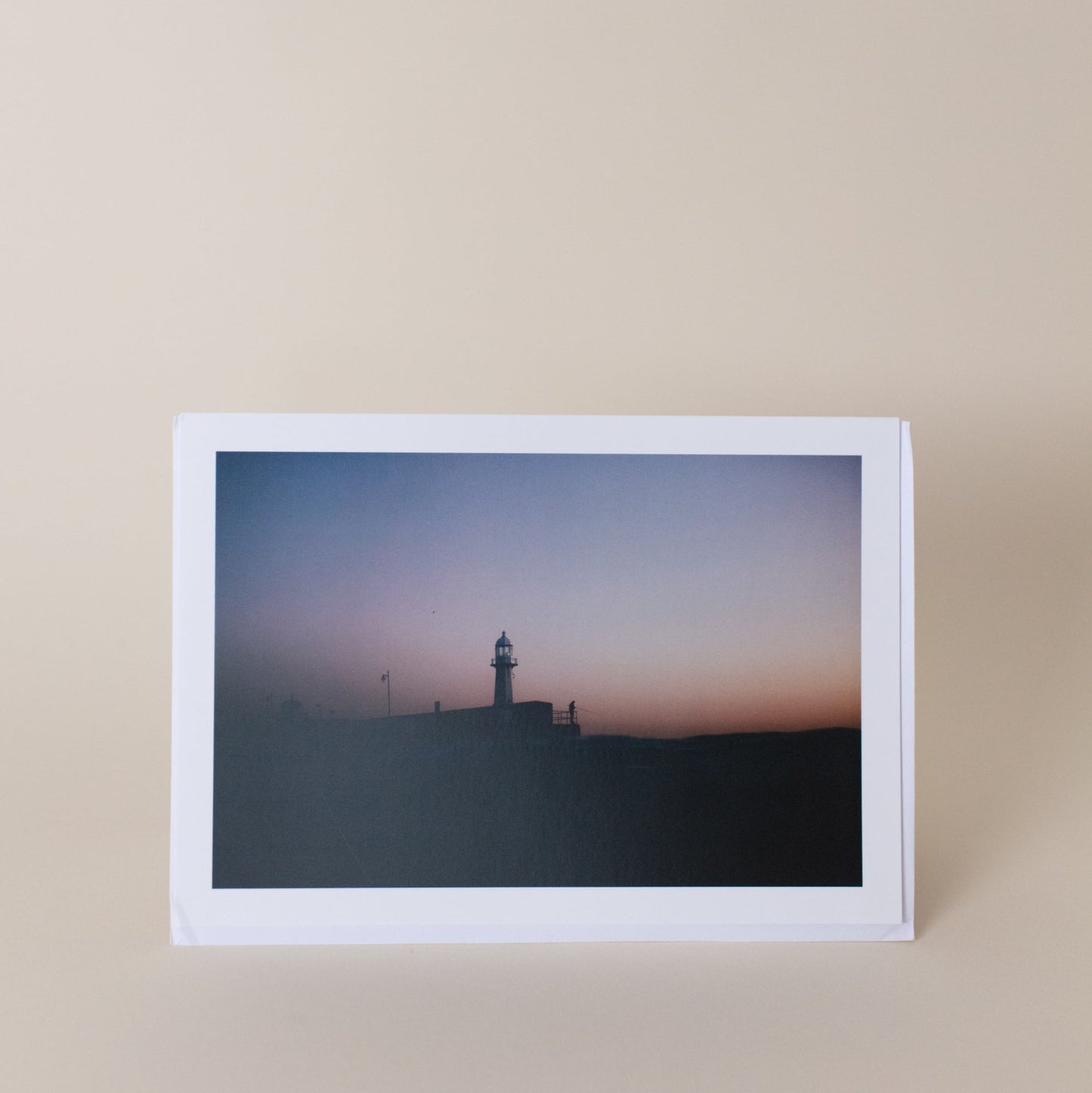 Nick Pumphrey Lighthouse & Fisherman Greeting Card