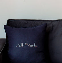 Load image into Gallery viewer, Navy St. Ives Skyline Cushion
