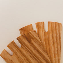 Load image into Gallery viewer, Set of wooden salad servers
