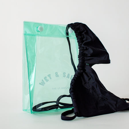 'Wet & Salty' Aqua Bikini Bag