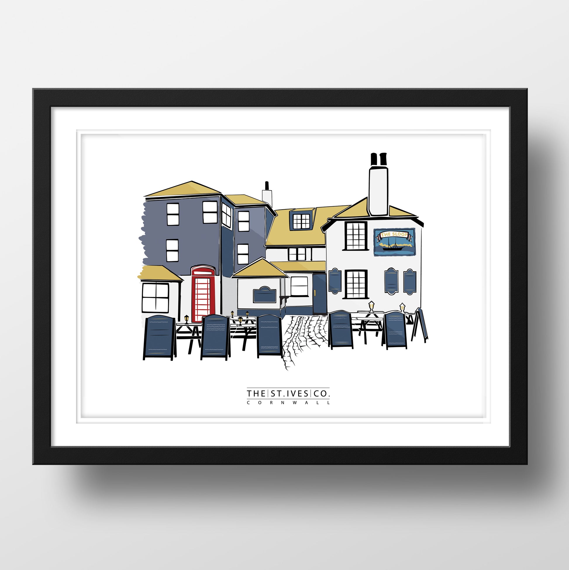 The Sloop St. Ives Print - The St. Ives Co.